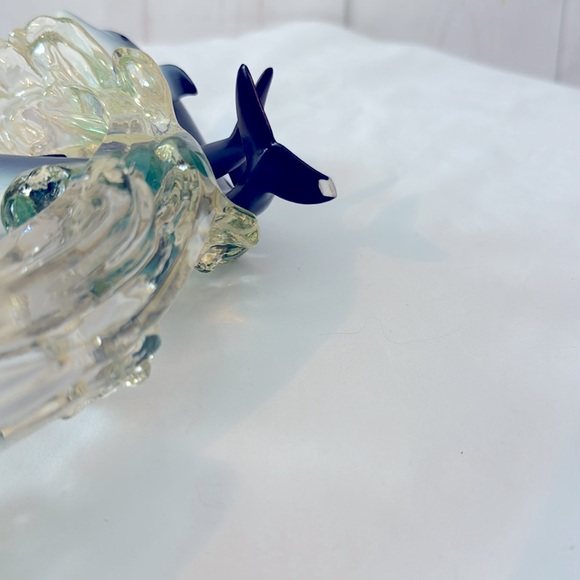 Lenox 2000 Acrylic Wave Dancer Dolphins Statue Figurine - Picture 6 of 10